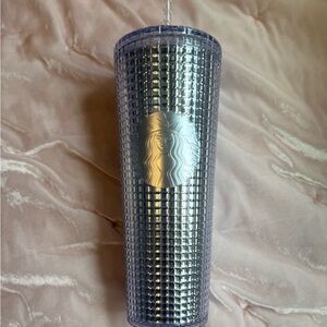Starbucks Metallic Silver Tumbler